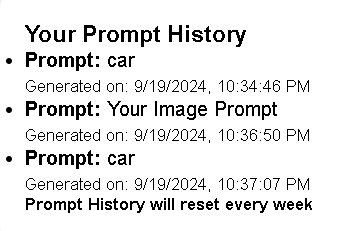 Prompt History Icon